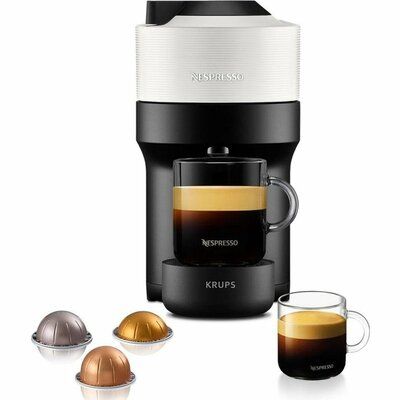 Nespresso by Krups Vertuo Pop XN920440 Smart Coffee Machine - White & Black