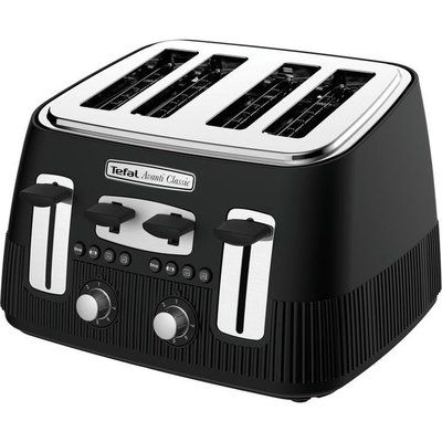 Tefal Avanti Classic TT780N40 4-Slice Toaster - Matte Black