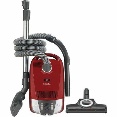 Miele Compact C2 Cat & Dog Flex PowerLine Cylinder Vacuum Cleaner - Red 