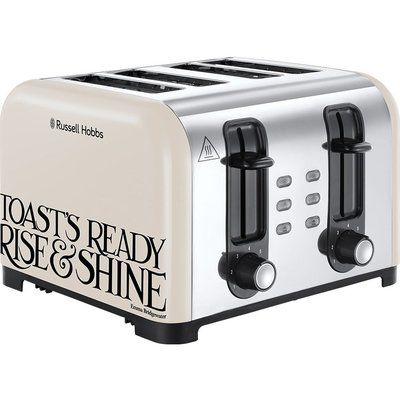 Russell Hobbs Emma Bridgewater Toast & Marmalade 4-Slice Toaster - Cream