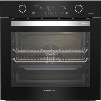 Grundig GEBM12400BC Electric Smart Oven - Black & Stainless Steel 