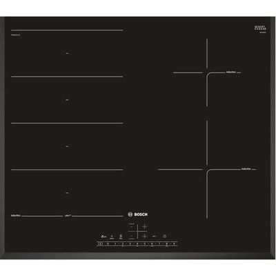 Bosch PXE651FC1E Electric Induction Hob - Black