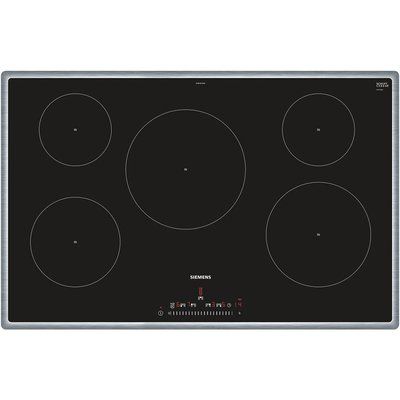 Siemens EH845FVB1E iQ100 80cm Induction Hob With Touch Slider Controls - Black
