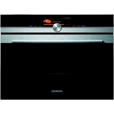 Siemens IQ-700 CM678G4S6B Built In Compact Electric Single Oven with Microwave Function - Stainless Steel