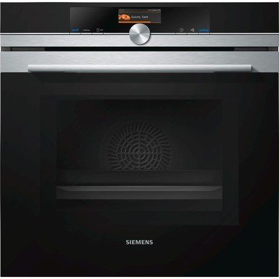 Siemens HM676G0S6B iQ700 Stainless Steel Built-in Combination Microwave Oven With TFT touchDisplay And Pyrolytic Cleanin
