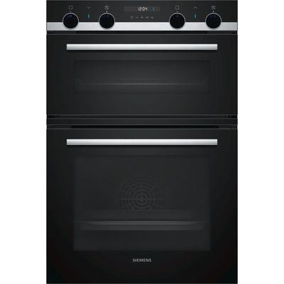 Siemens MB535A0S0B iQ500 Multifunction Electric Built In Double Oven - Stainless Steel