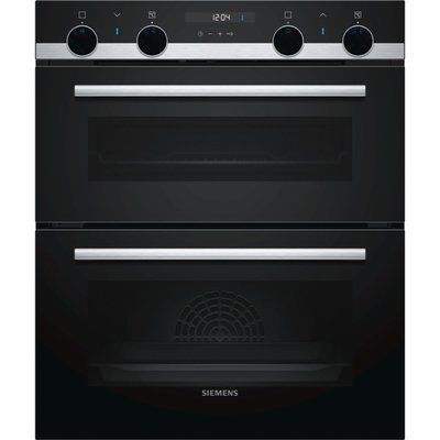 Siemens NB535ABS0B iQ500 Electric Built Under Double Oven - Stainless Steel