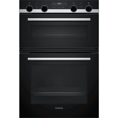Siemens MB578G5S6B iQ500 Electric Built-in Double Oven With Home Conenct WiFi Control