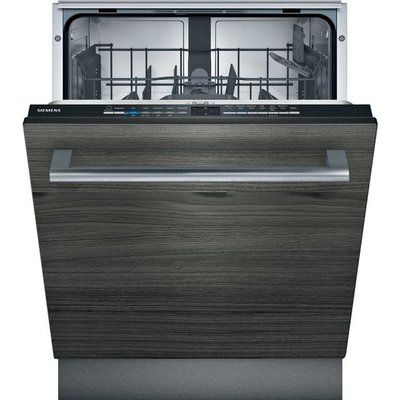 Siemens IQ-100 SN61IX12TG Wifi Connected Fully Integrated Standard Dishwasher - Black Control Panel