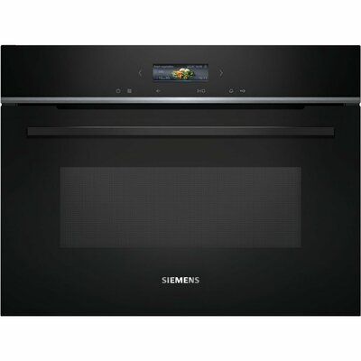 Siemens CE732GXB1B iQ700 Built-In Microwave with Grill - Black