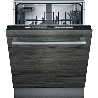 Siemens IQ-100 SE61HX02AG Fully Integrated Standard Dishwasher - Black Control Panel