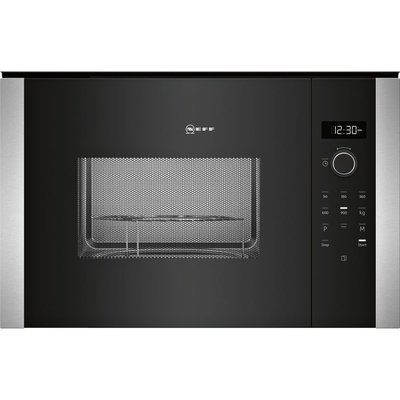 NEFF HLAGD53N0B Built-in Microwave with Grill - Black