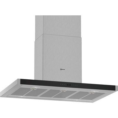 Neff I96BMP5N0B N70 Touch Control 90cm Island Cooker Hood With EfficientDrive Motor - Stainless Stee