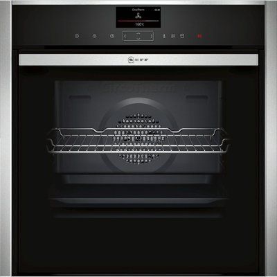 NEFF N90 Slide&Hide® B47FS34H0B Wifi Connected Built In Electric Single Oven - Stainless Steel