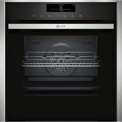 NEFF N90 Slide&Hide® B48FT78H0B Wifi Connected Built In Electric Single Oven - Stainless Steel
