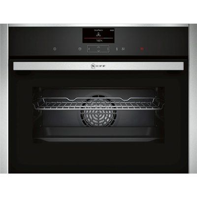 Neff C27CS22H0B N90 Compact Multifunction Single Oven With Touch Controls & Pyrolytic Cleaning