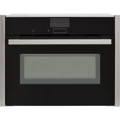 NEFF N90 C27MS22H0B Wifi Connected Built In Compact Electric Single Oven - Stainless Steel