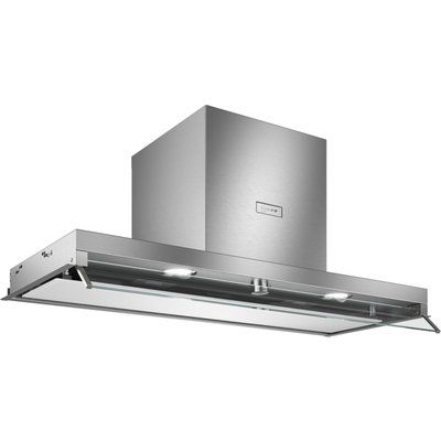 Neff D94XAF8N0B N70 Rotary Control 90cm Integrated Canopy Hood With Glass Visor - Stainless Steel