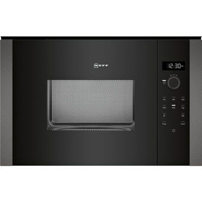 Neff HLAWD23G0B N30 20L 800W Built-in Solo Microwave Oven - Graphite