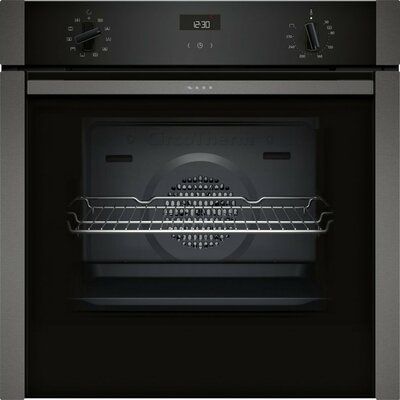 Neff B3ACE4HG0B N50 71 Litre Built-in Electric Single Oven - Graphite