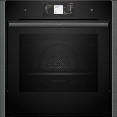 Neff B64FT53G0B N90 Slide & Hide Electric Single Oven with Steam - Black