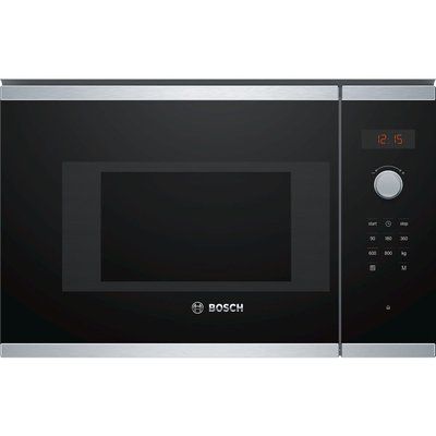 Bosch Serie 4 BFL523MS0B Built-in Solo Microwave - Stainless Steel