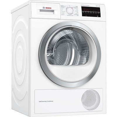 Bosch Tumble Dryer Serie 6 WTW85480GB 8 kg Heat Pump - White 
