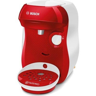 Tassimo by Bosch Happy TAS1006GB Coffee Machine - Red & White