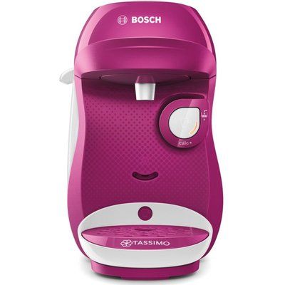 Tassimo by Bosch Happy TAS1001GB Coffee Machine - Purple & White