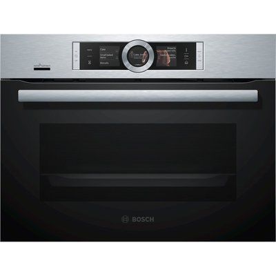 Bosch Serie 8 CSG656BS7B Wifi Connected Built In Compact Electric Single Oven