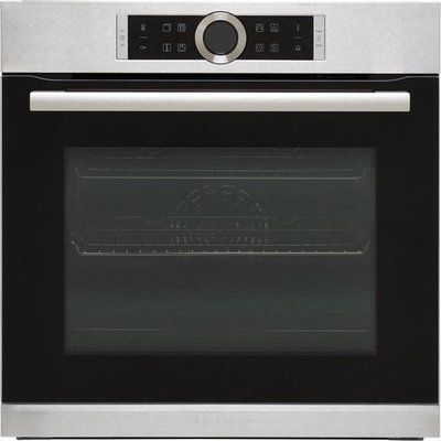 Bosch Serie 8 HRG635BS1B Built In Electric Single Oven