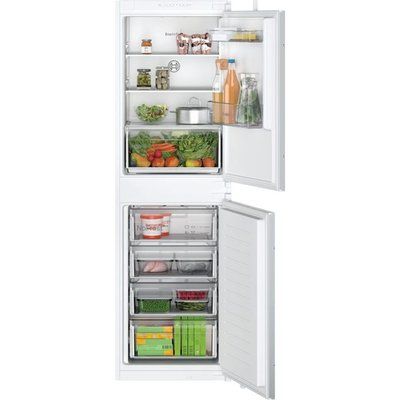 Bosch Serie 2 KIN85NSF0G Integrated 50/50 Frost Free Fridge Freezer with Slided-mounted Kit - White