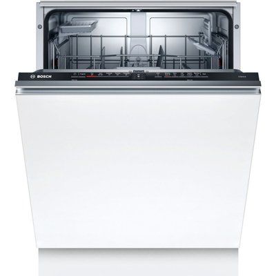 Bosch Serie 2 SMV2HAX02G Wifi Connected Fully Integrated Standard Dishwasher - Black Control Panel