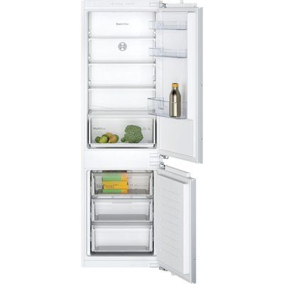 Bosch Serie 2 KIN86NFF0G Integrated 70/30 Frost Free Fridge Freezer with Fixed Door Fixing Kit - White