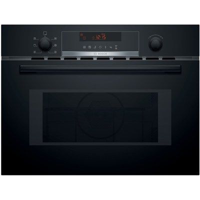Bosch CMA583MB0B Serie 4 Built-in Combination Microwave Oven - Black