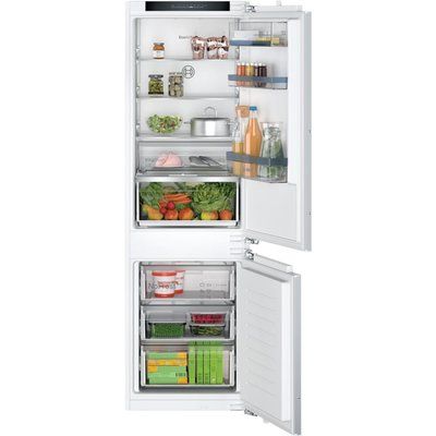 Bosch Serie 4 KIN86VFE0G Integrated 60/40 Frost Free Fridge Freezer with Fixed-mounted Kit - White