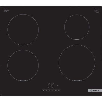 Bosch Serie 4 Touch Control 60cm Four Zone Induction Hob - Frameless Black