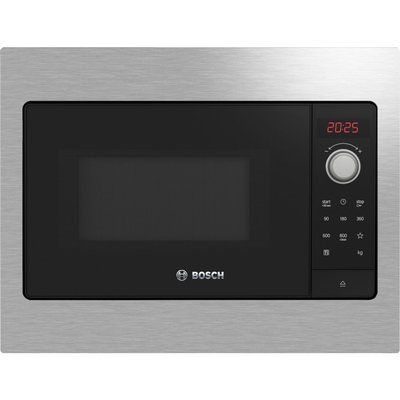 Bosch BFL523MS3B Serie 2 800W 20L Built-in Solo Microwave Oven