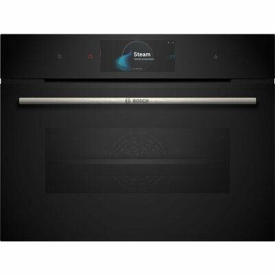 Bosch Series 8 CSG7584B1 Built-in Compact Oven - Black 