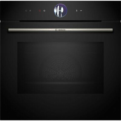 Bosch Series 8 HMG7764B1B Electric Pyrolytic Smart Oven with Microwave - Black 