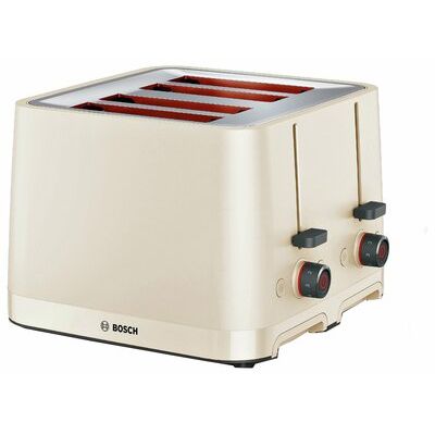 Bosch TAT3M147GB MyMoment Infuse 4 Slice Toaster - Cream