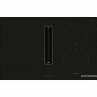 Bosch PVS811B16E Series 4 80cm 4 Zone Venting Induction Hob with Combi Zone - Black