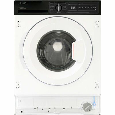 Sharp ES-NIH714BWA-EN Integrated 7kg Washing Machine - White