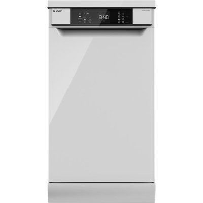 Sharp QW-NS1CF49EW-EN Slimline Dishwasher - White