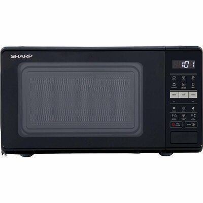 Sharp RS172TB Compact Solo Microwave - Black 