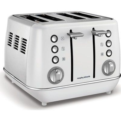 Morphy Richards Evoke One 4-Slice Toaster - White