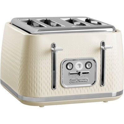 Morphy Richards Verve 243011 4-Slice Toaster - Cream 