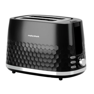 Morphy Richards 220031 Hive 2 Slice Toaster - Black