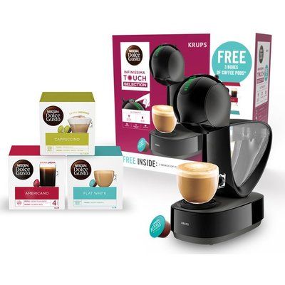 Dolce Gusto by Krups Infinissima KP270841 Coffee Machine Starter Kit - Black 