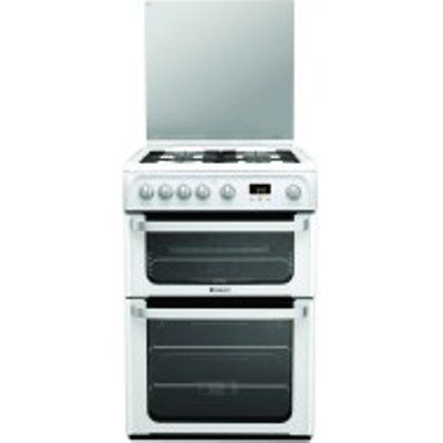 Hotpoint Ultima HUG61P 4 Hob Double Gas Cooker